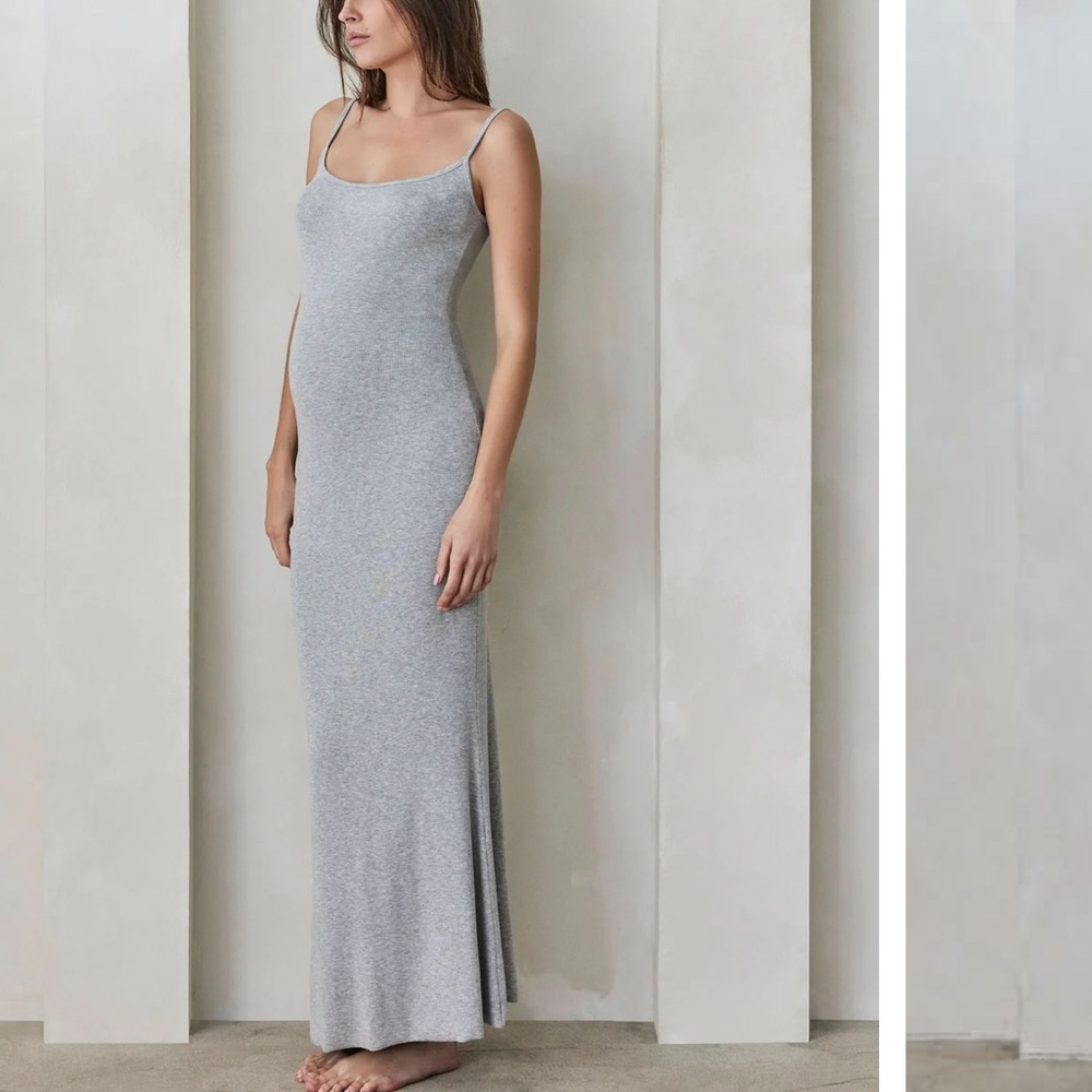 Bumpsuit Soft Ribbed Maxi Dress